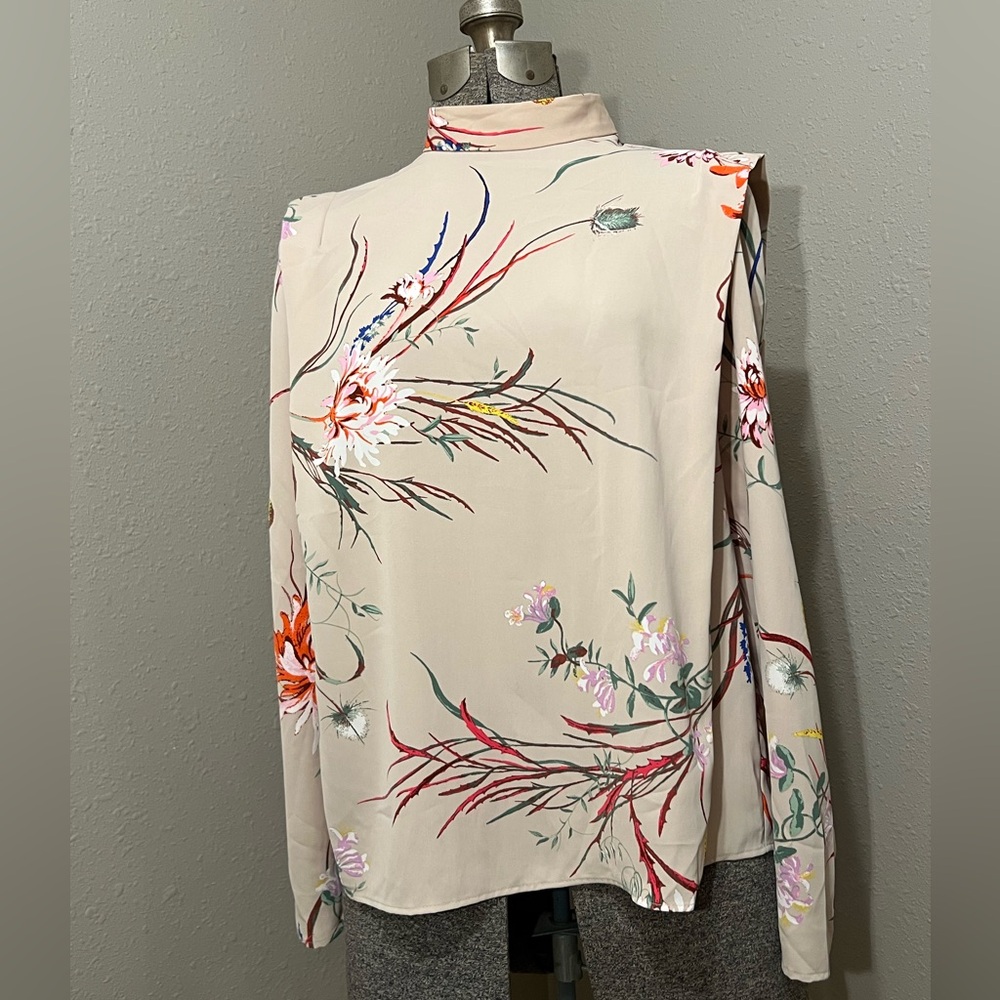 H&M Floral Cream Women's Blouse